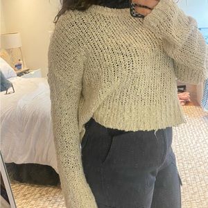 Urban outfitters cream knit sweater